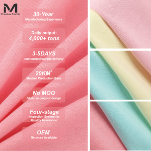 कपड़ों के लिए थोक कपास कपड़े 100% टी शर्ट और फैशन ब्रांडों के लिए पजामा कस्टम डिजाइन कपड़े 842 # - Product Image 2