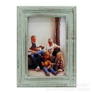 Wood Photo <b>Frame</b> 6 Inch Rectangular Vintage Style Tabletop Display For Living Room Decor - Product Image 4