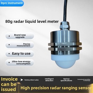 Công nghiệp 80g hướng dẫn sóng cảm biến RS485 đầu dò đơn thép không gỉ <span class=keywords><strong>Radar</strong></span> Đo mức độ đo lường dụng cụ đo lường - Product Image 4
