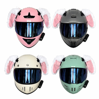 Accessoire de casque mignon en forme d'oreilles de lapin en peluche, ornement décoratif pour casque d'enfant