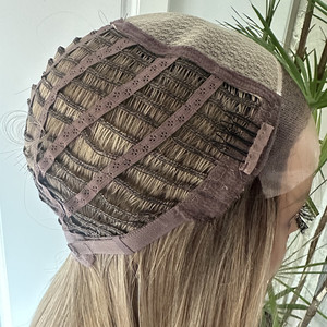 Parrucca Lenaqueen <span class=keywords><strong>in</strong></span> <span class=keywords><strong>Fibra</strong></span> Futura Resistente al Calore, Stile Sintetico con Base Mono e Top <span class=keywords><strong>in</strong></span> Monofilamento, Parrucca Frontale <span class=keywords><strong>in</strong></span> Pizzo - Product Image 3