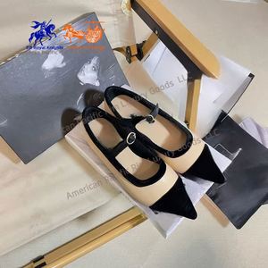 CC Women's Casual Sheepskin Leather Shoes with Bow Tie <b>Flat</b> Interior <b>Pointed</b> Tip Slip-On Hardware for Walking Style - Product Image 4