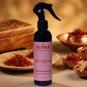 Etiqueta personalizada Kashmiri Saffron Room Ambientador Spray 200 ml Líquido a base de aceite esencial de larga duración para el hogar Precio de fábrica del coche - Product Image 1