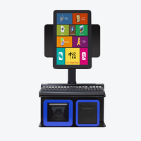 Sistema POS de Doble Pantalla Táctil para Supermercado con Software de Caja Registradora, Nueva Tecnología para Operaciones Eficientes en Supermercados