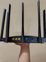 Routeur WiFi Gigabit double bande Tenda AC23 AC2100 4x4 MU-MIMO avec antenne 6dBi pour réseau sans fil domestique, bureau et FTTH