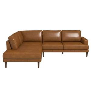 Modern L Shaped Modular Pu4 Seat Left-Facing Tan Sectional <b>Sofa</b> <b>Bed</b> High Quality Living Room Furniture - Product Image 6