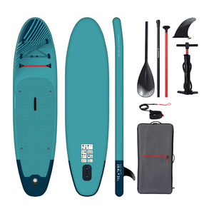 Planche de <span class=keywords><strong>SUP</strong></span> à gonflage rapide personnalisée en usine avec pompe à double action Matériau en PVC à point de chute pour une installation rapide pour les eaux de l'océan - Product Image 1