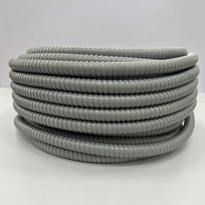 Tubería <span class=keywords><strong>Flexible</strong></span> Metálica Recubierta de Plástico, Conducto Corrugado Metálico Recubierto de PVC, Conducto <span class=keywords><strong>Flexible</strong></span> de Acero Inoxidable - Product Image 1