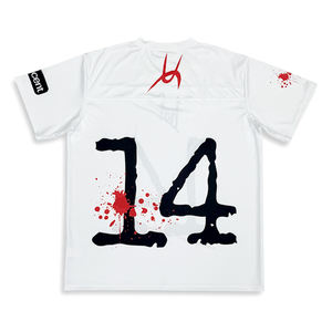 เสื้อฟุตบอลไซส์ใหญ่พิเศษ ระบายอากาศได้ดี ลายพิมพ์ดิจิทัล ออกแบบสำหรับทีม สไตล์สตรีท คลาสสิก ทรงโอเวอร์ไซส์ เสื้ออเมริกันฟุตบอล - Product Image 3