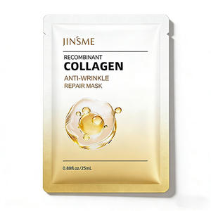 Masque facial en feuille de collagène 25 ml, anti-âge, anti-rides, hydratant, nourrissant, blanchissant, format voyage, étiquette privée OEM - Product Image 4