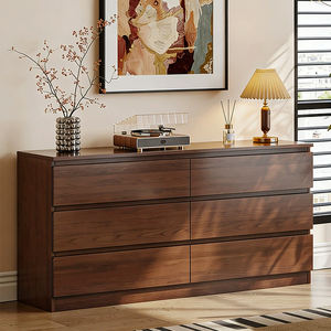 Meuble de salon multifonctionnel de style bois massif suédois avec tiroirs - Product Image 6