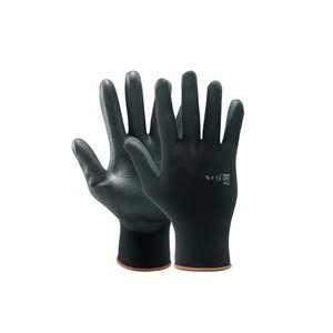 Star Size 8 Guantes de herramienta de torneado de poliéster/poliuretano negro - Product Image 2