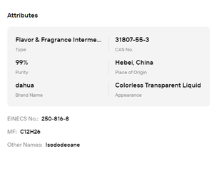 Isododécane de qualité cosmétique en gros – Huile premium pour maquillage, soins personnels et utilisation dans les parfums - Product Image 6