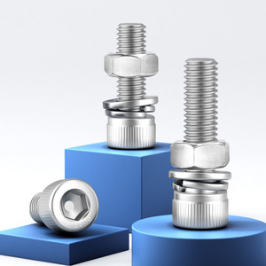 Tornillos, Tuercas y Arandelas Planas de Acero Inoxidable 316 con Rosca Métrica Estándar y Cabeza Hexagonal - Product Image 5
