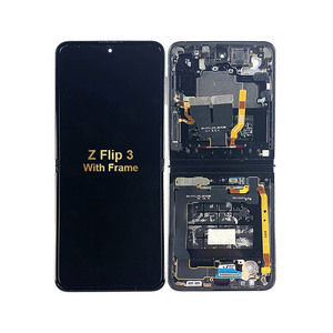 หน้าจอสัมผัส LCD สำหรับ Samsung Z Flip Fold 2 3 4 5 5 5G พร้อมชุดประกอบดิจิไทเซอร์กรอบ - Product Image 1