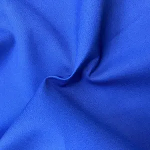 Yilong Têxtil Fábrica de Tecido Venda Direta Tecido Sarja 100% Algodão Tecido Azul Para Oficina Mecânico Workwear Uniforme