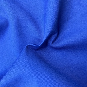 Vente en gros bleu royal 100% coton sergé tissu <span class=keywords><strong>pas</strong></span> <span class=keywords><strong>cher</strong></span> prix vêtements de travail uniformes pour filles fabriqués par Textiles fournisseur de tissu - Product Image 1