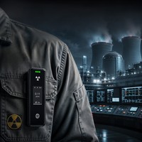 Détecteur de rayonnement nucléaire à réponse rapide SEED-RA 2s Alert CsI SiPM X Gamma 50g IP67 Bluetooth 100h Dosimètre portable