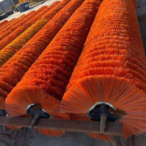 PP Bristle <strong>Circular</strong> Round 205*660mm Mixed Steel Road Snow Sweeping <strong>Brushes</strong> China - Product Image 1