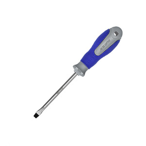 Ruier Flat Head <b>Screwdriver</b> 100mm Chromium Vanadium Steel Magnetic Insulated Anti Slip Handle Diy Tool - Product Image 1