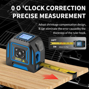 Ruban à mesurer laser intelligent multifonctionnel 5m + télémètre laser 40m Niveau laser avec batterie au lithium - Product Image 3
