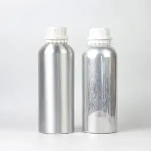 Bottiglia di alluminio vuota personalizzata di grande capacità idratante per la cura dei capelli olio essenziale 1000ml 2000ml