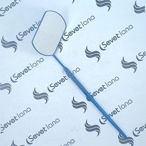 Miroirs de cils professionnels/prix de gros, miroir d'extension de cils en acier inoxydable, Logo personnalisé carré - Product Image 2