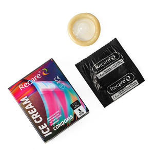 Condones de Látex Recare con Diseño Nuevo, Puntos Grandes, Sabor a Helado, para Hombre, Más Vendidos, de Alta Calidad - Product Image 1
