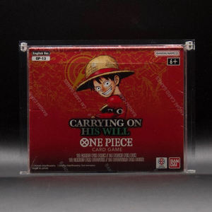 UV 저항성 영어 TCG 원피스 카드 게임 부스터 박스 디스플레이 아크릴 케이스 방청 사전 조립 OP 5 OP09 OP13 - Product Image 1