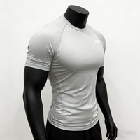 T-shirt à manches courtes de haute qualité, vente chaude, impression sur écran, t-shirts décontractés pour hommes, t-shirts de fitness athlétiques à séchage rapide, t-shirt de gym personnalisé