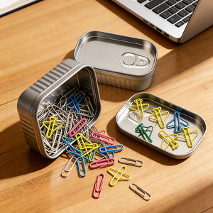 Boîte en métal rectangulaire <span class=keywords><strong>vide</strong></span> personnalisée, imprimée, 100 ml, boîtes de conserve pour sardines, couvercle réutilisable pour l'emballage de nourriture, bonbons, chocolat - Product Image 5