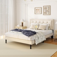 Base de lit moderne convertible et réglable en velours rembourré avec vérins linéaires silencieux – Cadre élégant et luxueux pour la vente en gros