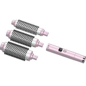 Usine En Gros Curling Céramique Tourmaline Ionique Fer À Friser <span class=keywords><strong>Brosse</strong></span> Volumisante Chauffage Rapide <span class=keywords><strong>Brosse</strong></span> Thermique Chaude - Product Image 6