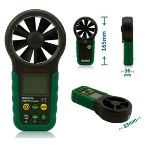 <strong>Mastech</strong> MS6252B Advanced Digital Anemometer for Accurate Airflow Measurement Handheld Anemometer Wind Speed Meter Digital - Product Image 2