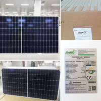 Panel Surya Bifasial Jinko 570w 580W 585W 590w Tipe N Modul PV Stok Eropa