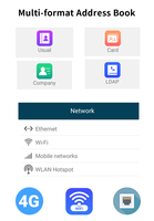 Téléphone IP sans fil 8 pouces 4+32 Go pour Hôtels, Hôpitaux, Maisons de Retraite, avec fonction messagerie vocale, appels, Wi-Fi, PoE, 4G, PSTN et caméra