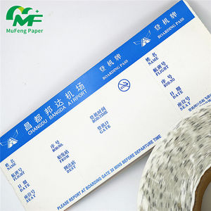 บัตรโดยสาร<span class=keywords><strong>เครื่องบิน</strong></span>แบบกำหนดเอง พิมพ์ตั๋วเครื่องบิน บัตรโดยสารสายการบิน 210gsm-180gsm ป้องกันรอยขีดข่วน - Product Image 4