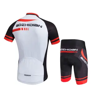 Roupas de ciclismo fabricante respirável camiseta polo calças de almofada de esponja macia macacão de motociclistas terno roupas de ciclismo masculino