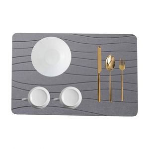 Tapis de bain antidérapant en pierre de diatomée pour salle de bain, résistant à l'eau, pour comptoir de cuisine et douche - Product Image 4