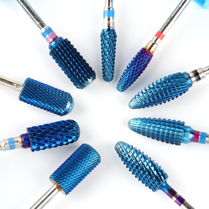 Bộ mũi khoan carbide 5 trong <span class=keywords><strong>1</strong></span> hình nón dùng cho làm móng, loại bỏ gel acrylic, dụng cụ phụ kiện để chạm khắc và phay - Product Image 2