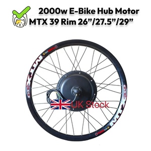 Expédition depuis l'entrepôt américain Kit de conversion de vélo <span class=keywords><strong>électrique</strong></span> étanche 52v 60v <span class=keywords><strong>2000w</strong></span> avec batterie, taxes incluses - Product Image 2