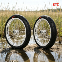 Jeu de roues Surron Supermoto 17 pouces en alliage CNC argenté, avant et arrière, pour moto électrique tout-terrain Light Bee X LBX Talaria, jantes de rechange