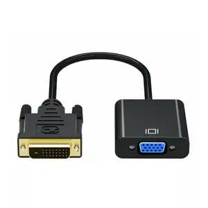 Dvi24 1 zu VGA Video kabel DVI zu VGA Buchse HD Adapter DVI zu vga1080 Konverter