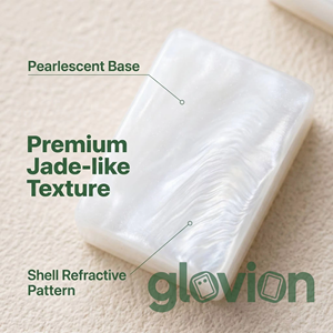 Luxury Single-Layer Pearl <strong>Mahjong</strong> Tiles Dark Green Bamboo Blue Lotus Pearlescent Acrylic <strong>Mahjong</strong> <strong>Set</strong> - Product Image 2