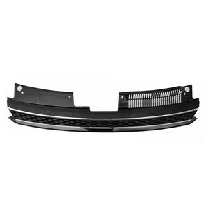 Rejilla Delantera para Volkswagen Golf 6 GTI, Acabado Plateado, Sin Emblema, 2009-2013, Mejora de Diseño, Material PC - Product Image 3