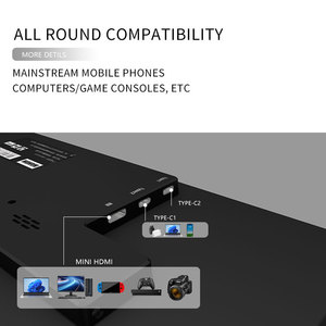 Nhà Máy Cung Cấp Trực Tiếp 15.6 Inch IPS 1080P Máy Tính Xách Tay Mới Cao Gam Màu Được Xây Dựng Trong Loa Vô Cấp Khung Di Động Mở Rộng - Product Image 2