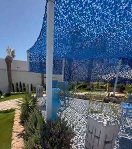 Filet de <span class=keywords><strong>camouflage</strong></span> en métal découpé en S pour l'extérieur, idéal pour restaurants, pergolas et terrasses, 20x20 pieds - Product Image 1