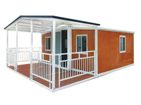 Mini-maison mobile de luxe abordable pour les vacances, maison modulaire mobile durable et qui fait gagner du temps