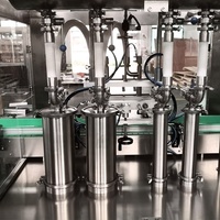 Machine de remplissage automatique PLC pour boissons, miel, sauce tomate, pâte, pots, mélangeur en plastique, ligne de mise en bouteille de sachets, haute précision