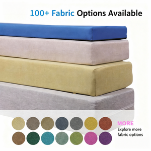 وسادة مقعد جلدية مبطنة سميكة بمقاس مخصص، مقاومة للماء وقابلة للإزالة والغسل، وسادة متعددة الوظائف للأريكة للمنزل - Product Image 4